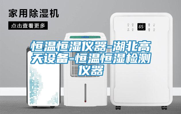 恒温恒湿仪器-湖北高天设备-恒温恒湿检测仪器