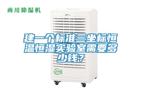 建一个标准三坐标恒温恒湿实验室需要多少钱？