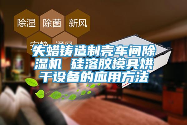 失蜡铸造制壳车间除湿机 硅溶胶模具烘干设备的应用方法