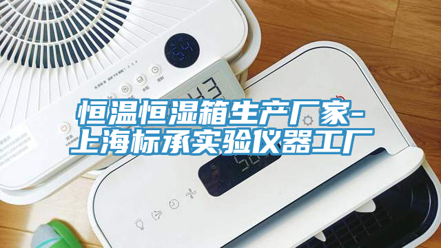 恒温恒湿箱生产厂家-上海标承实验仪器工厂