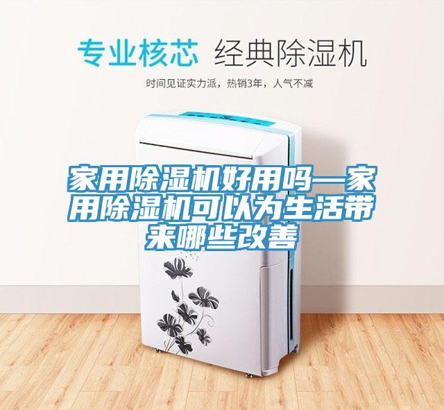 家用除湿机好用吗—家用除湿机可以为生活带来哪些改善