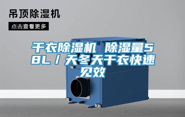 干衣除湿机 除湿量58L／天冬天干衣快速见效