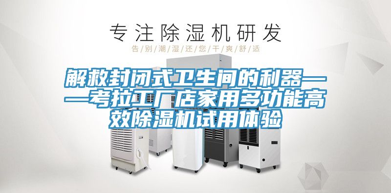 解救封闭式卫生间的利器——考拉工厂店家用多功能高效除湿机试用体验